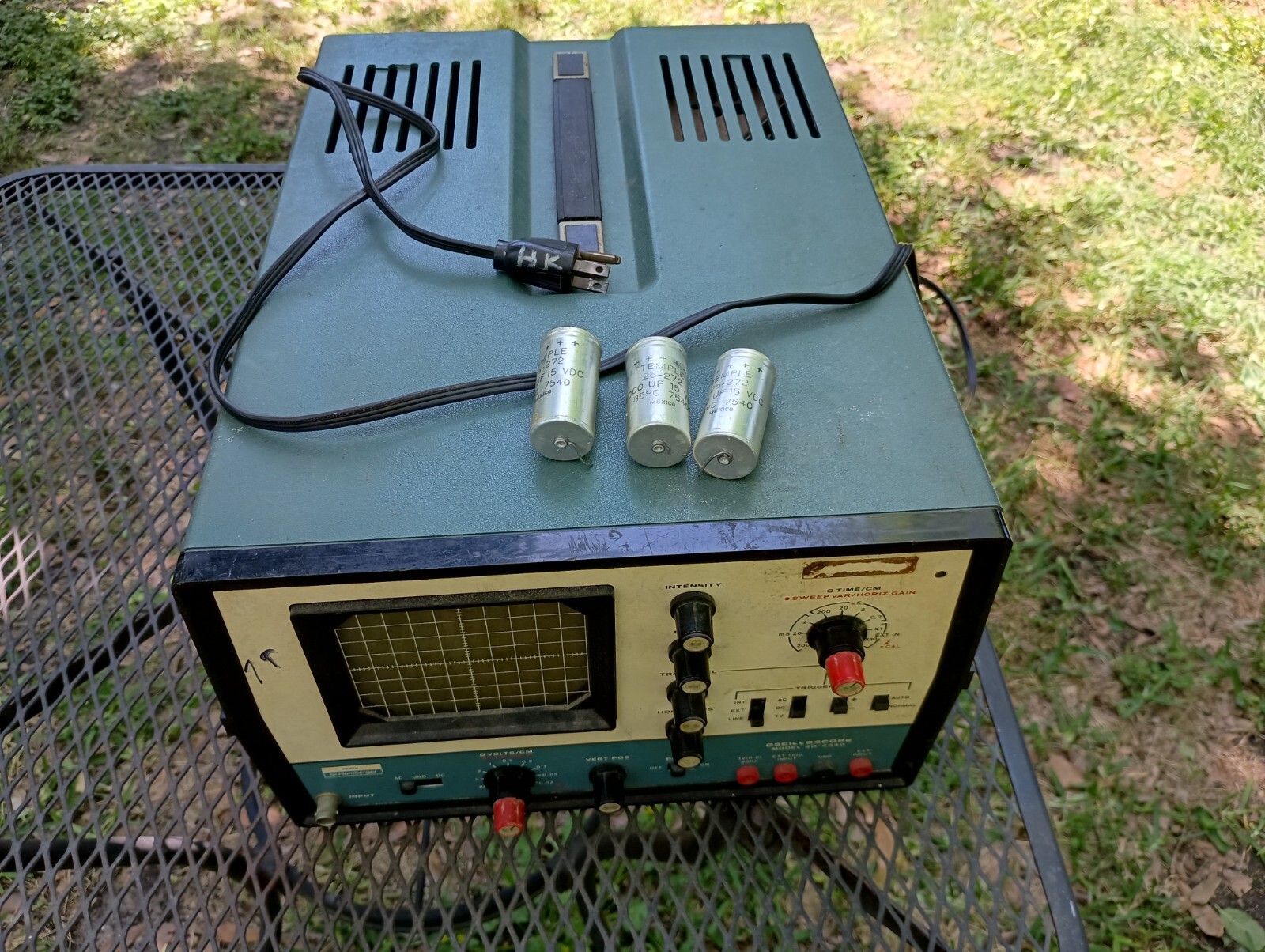 Heath Kit Oscilloscope S04105 No trace of a trace eBay