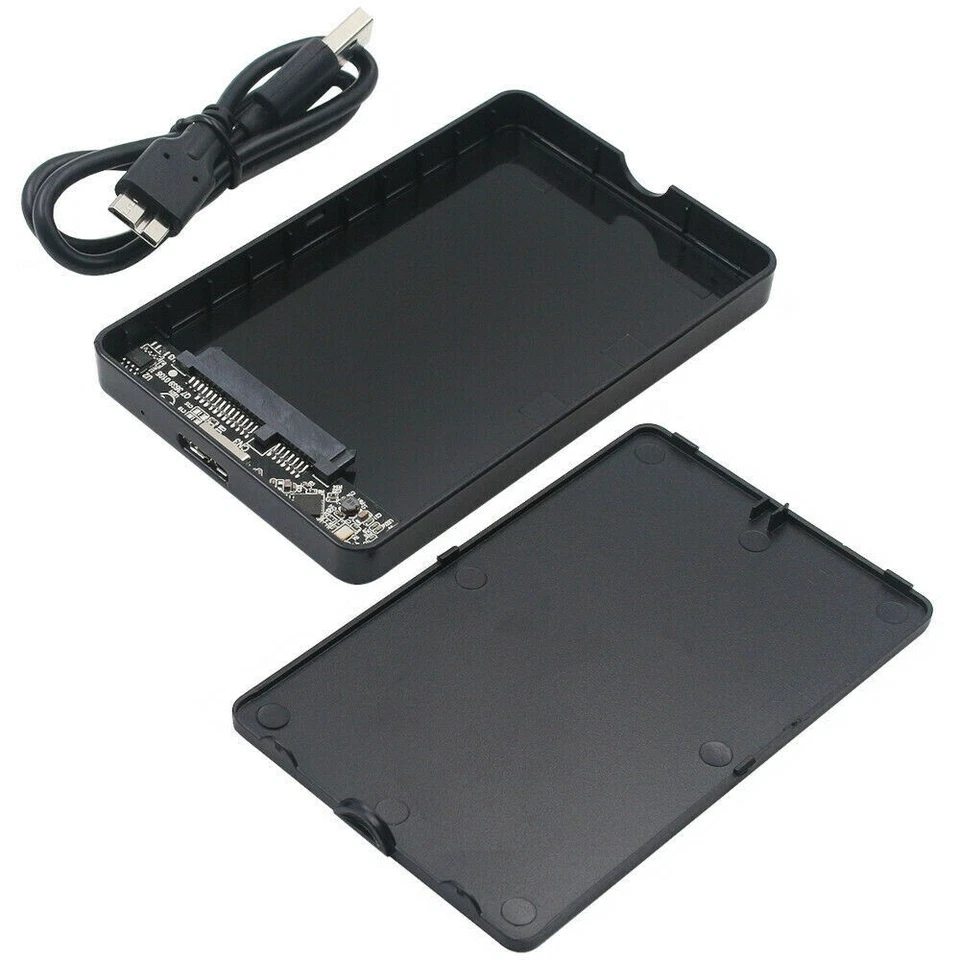 LOTE 20x 2.5" SATA USB 3.0 Disco Duro Disco HDD SSD Caja Externa Estuche para Laptop Foto 2 de 4