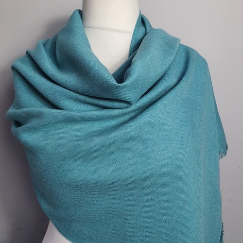 PENNY PLAIN Soft Touch Blanket Oversized Shawl/wrap Scarf Turquoise NWT - Picture 6 of 16