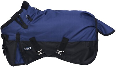 #ad Miniature Horse Heavyweight Winter Turnout Blanket 1200D 36quot; 50quot; Navy Blue $63.90