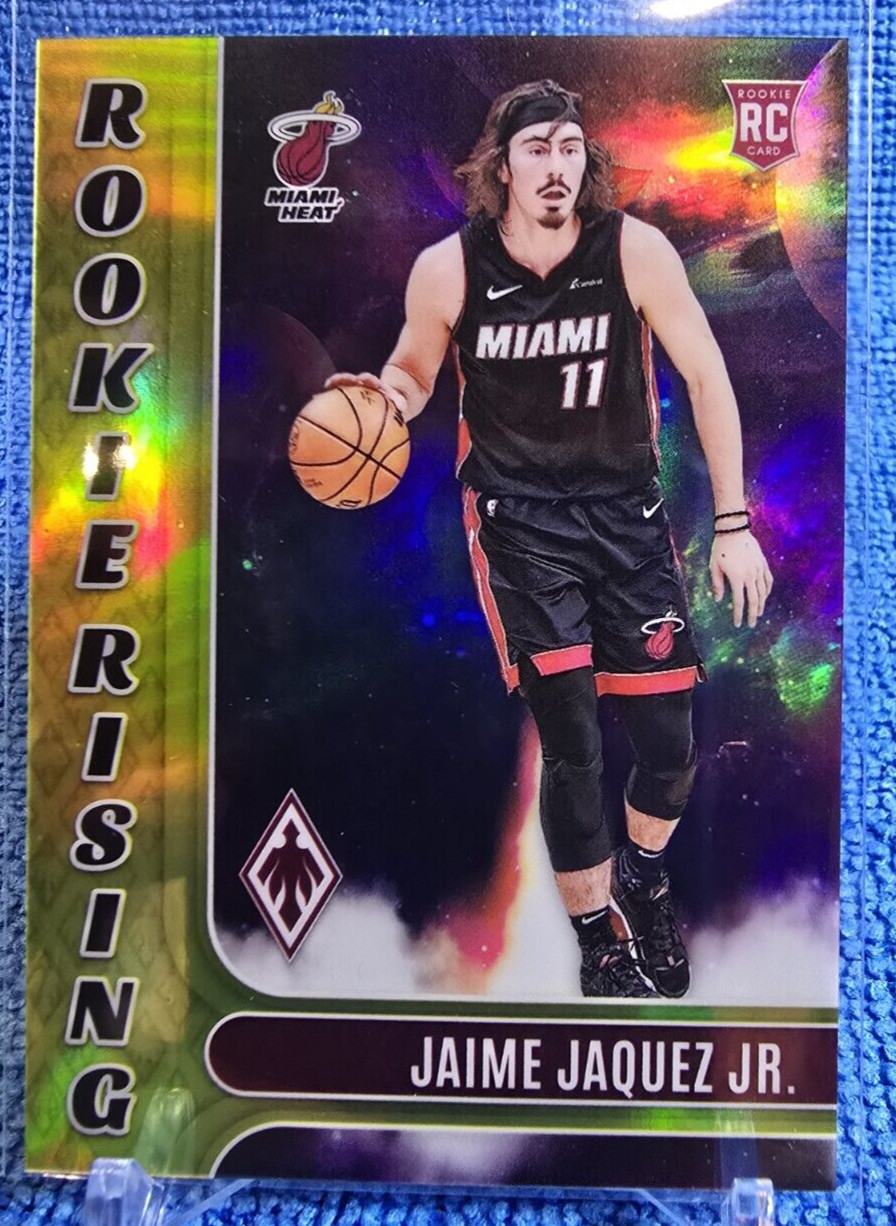 JAIME JAQUEZ JR /35 2023-24 Panini Phoenix Yellow Rookie Rising #24