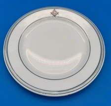 Masonic Lodge Dessert Salad Plate 1920's 6" Antique Onondaga Pottery Co Syracuse