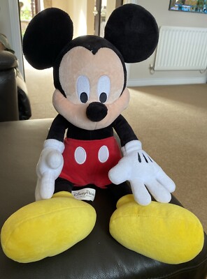 Disney Parks Disney World Mickey Mouse 16 Zoll Plüsch gebraucht mit Etikett