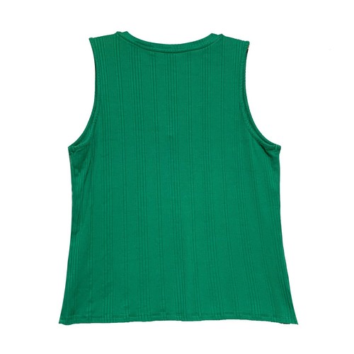 Cyrus, smaragdgrün, Tanktop mit V-Ausschnitt und Stretch, Gr. XL - Bild 2 von 4