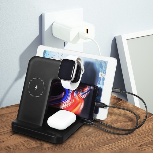 Ladestation für drahtlose Ladegeräte für mehrere Geräte Ladestation für - 第 7/12 張圖片