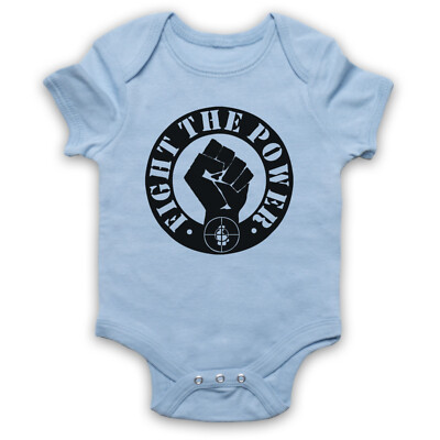 FIGHT THE POWER ÖFFENTLICHER FEIND HIP-HOP-RAP-IKONE-HYMNE BABY WACHSEN BABYANZUG GESCHENK