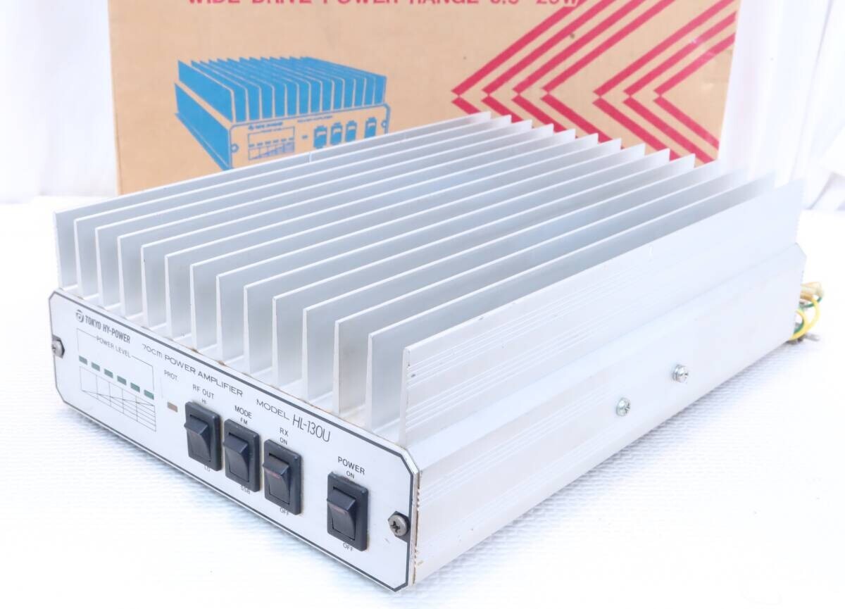 TOKYO HY-POWER HL-130U 70cm アンプ 本体　美品 Tokyo HY-Power HL-130U 430MHz 150W Linear Amplifier first come