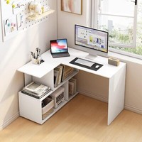 Woltu Schreibtisch Computertisch Eckschreibtisch BüRotisch Arbeitstisch Weiß
