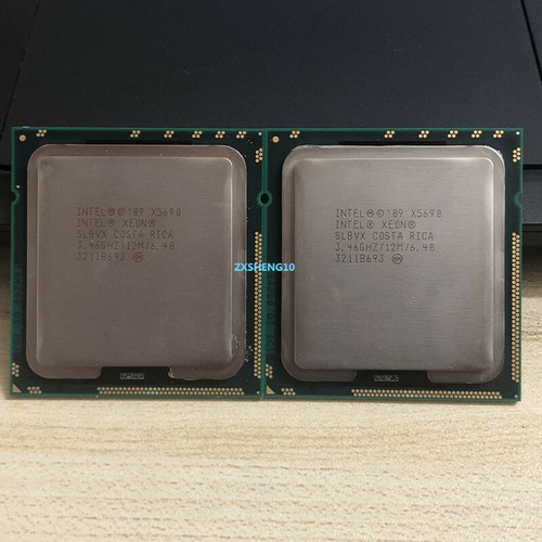 Pair of 2 Intel Xeon X5670 X5675 X5687 X5680 X5690 CPU LGA1366 Processors - 第 7/7 張圖片