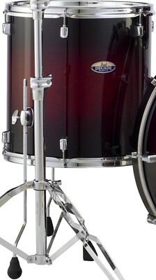 Pearl Decade Maple 14x14'' Deep Red Burst Lacquer Floor Tom Drum Legs | WorldShip