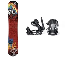 M8trix Youth All-Mountain Freestyle NO RULZ Snowboard w M8trix PH03 Bindings