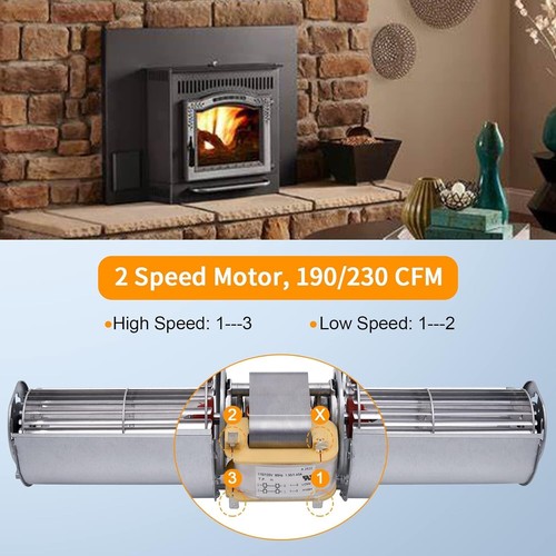 Replacement 1-00-29145 & 3-21-29045 Distribution Blower Fan for Harman XXV, X... - Picture 5 of 8