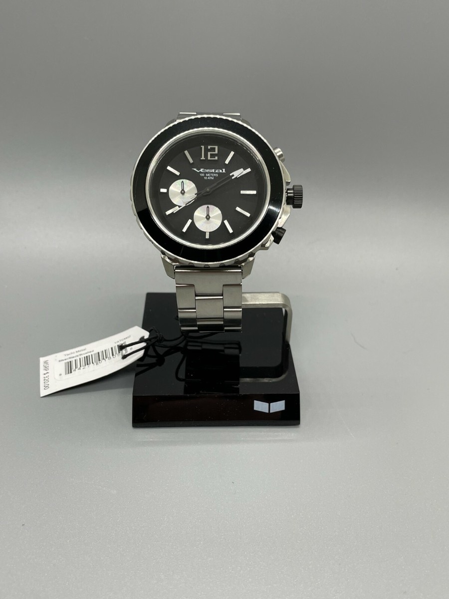 時計 [VESTAL]-YACHT BLACK YATCS01 Vestal Yacht Mens Watch SS Black Dial | eBay