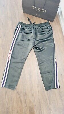 890 Gucci Acetate Silk Pants 52 Bottoms Track Trousers 890 Gucci Acetate Silk Pants 52 Bottoms Track Trousers