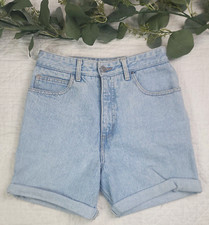 VTG Guess Womens Blue Jean Shorts Size 28 Made in USA