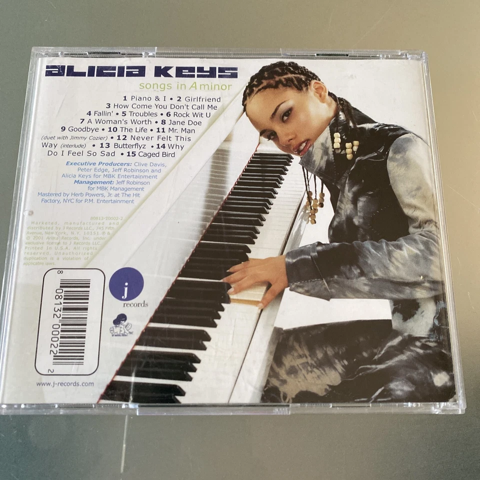 Alicia Keys CD 4 LOT: SEALED KEYS II , IMPORT Fallin & Brotha, Songs In A Minor - Image 3 of 4