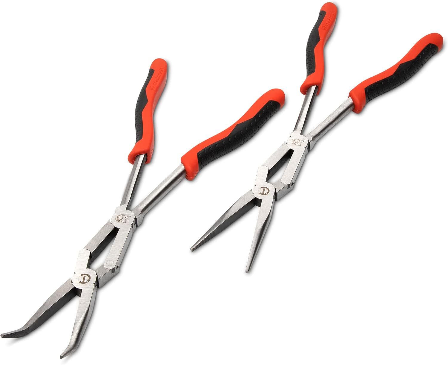 Crescent 2 Piece X2 Straight and Bent Long Nose Dual Material Plier Set - PSX204