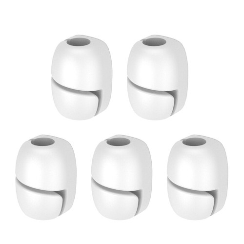 5 pièces pince à câble ligne de données support de fixation de fil cylindrique clip de gestion de bureau - Photo 6/14