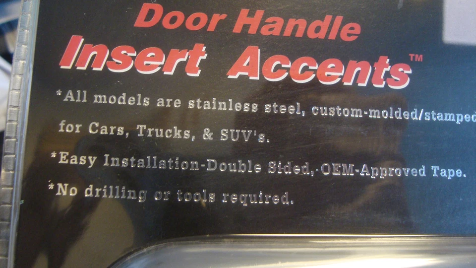 DOOR HANDLE COVERS Stainless Steel 2 Piece TFP 44291 Fits FORD F150 2DR 04-14 P4 - Изображение 4 из 4
