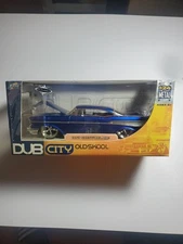 Jada Toys Dub City OldSkool 1:24 Die Cast - Blue 1957 Chevrolet Bel Air