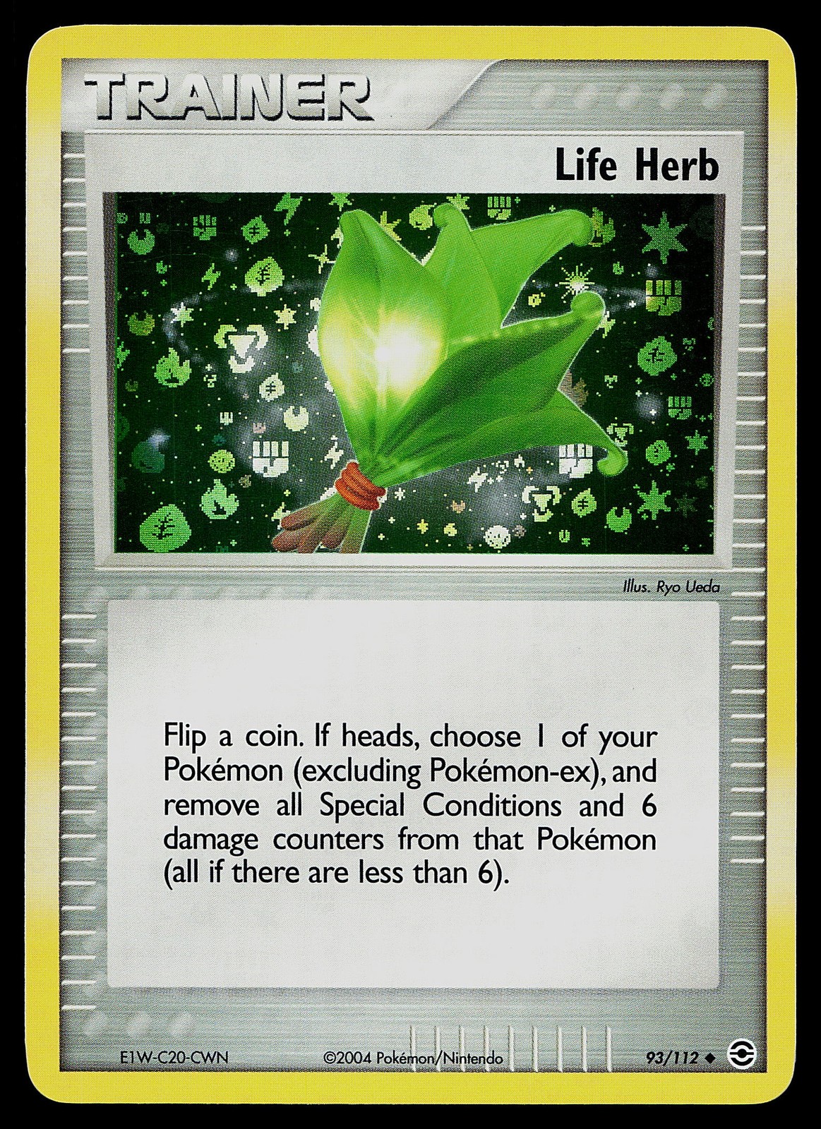 Pokemon Card - Life Herb FireRed & LeafGreen 93/112 Uncommon Reverse Holo