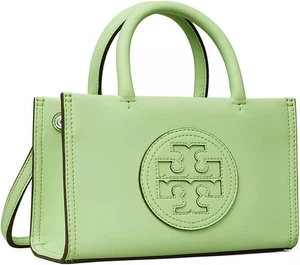 Tory Burch Femmes Menthe Vert Ella Bio sac à main en cuir, petite TB-125