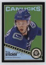 2019-20 O-Pee-Chee Retro Black 60/100 Troy Stecher #225 1oi7