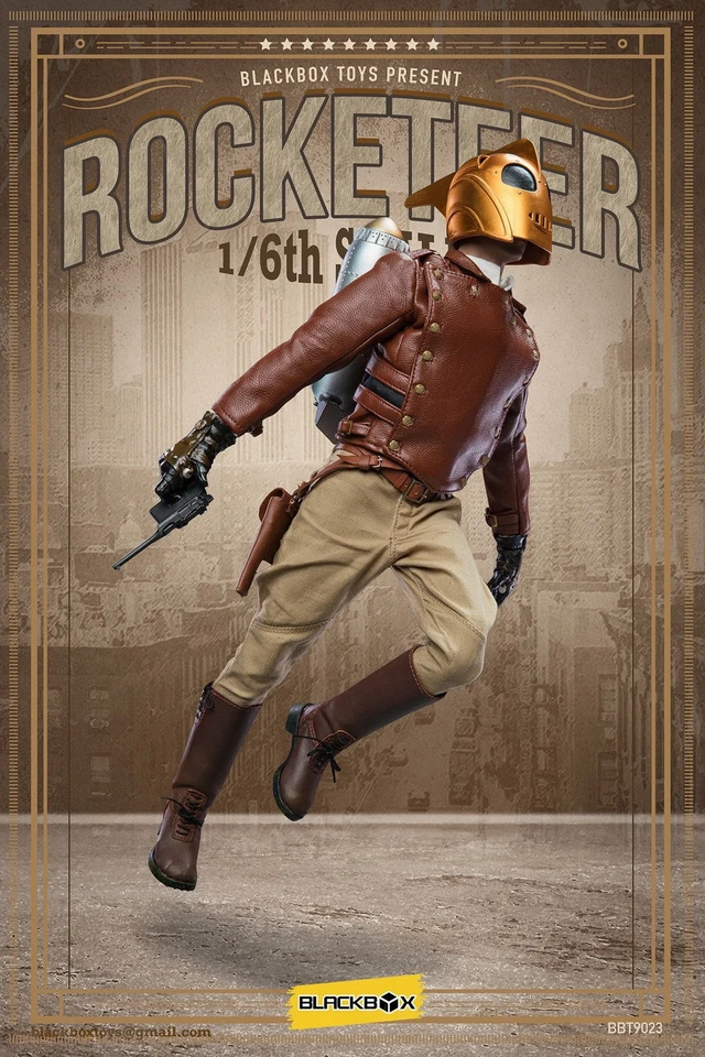 Figura de acción muñeca BLACKBOX The Rocketeer Pilot 12 pulgadas modelo BBT9023 versión normal Foto 4 de 4