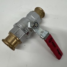 Pegler 25mm PB500 Chrome Lever Ball Valve Full bore with XPress ends