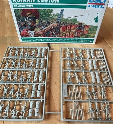 ESCI ERTL 1:72 Roman Legion Römer 40 Teile P-224 Gebraucht OVP
