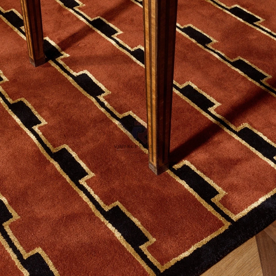 Handmade Wool Rug Hand-Tufted Nordic Knots Design Area Rug – Modern Luxury Decor - Image 3 of 4