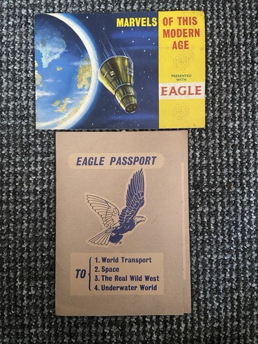 Eagle Comic Free Gift Passport Marvels Of This Modern Age Complete c1960’s VG+