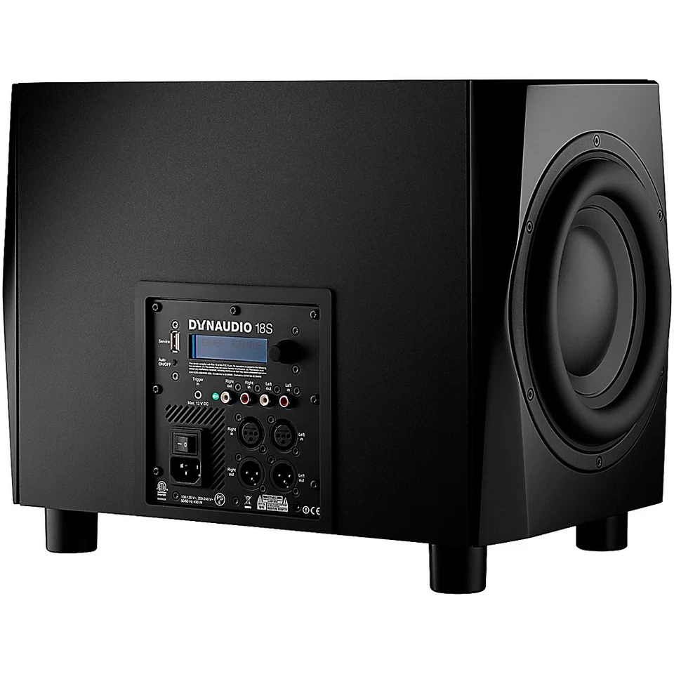 Subwoofer de estudio Dynaudio TrueBass 18S doble 9,5" alimentado - negro Foto 3 de 4