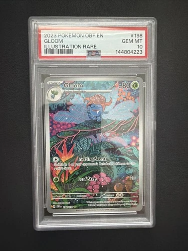 Pokémon: -PSA 10- Gloom 198/197 Illustration Rare -Obsidian Flames