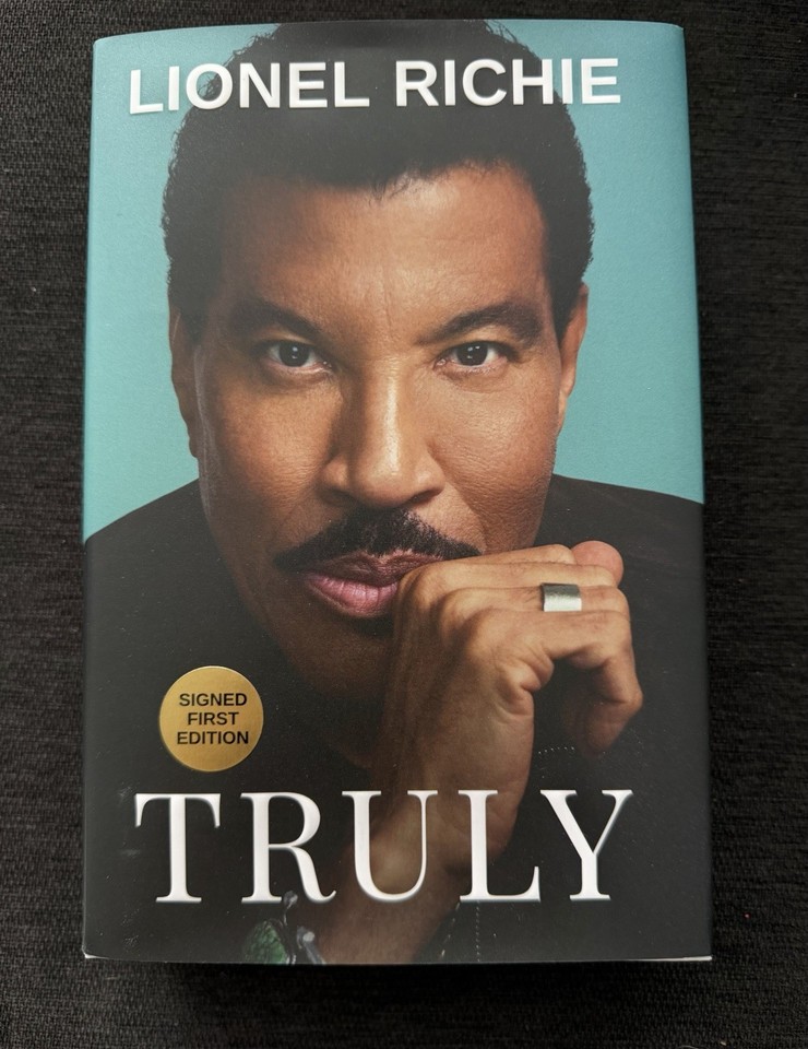 LIONEL RICHIE SIGNED FIRST EDITION BOOK TRULY AUTOGRAPHED HARD COVER | eBay