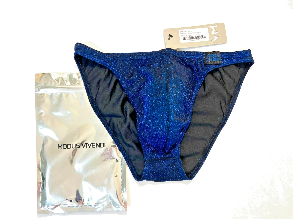Modus Vivendi Mini Slip Cristallo &ndash; Mutanda Uomo Designer, Supporto Comodo, Cotone 95%