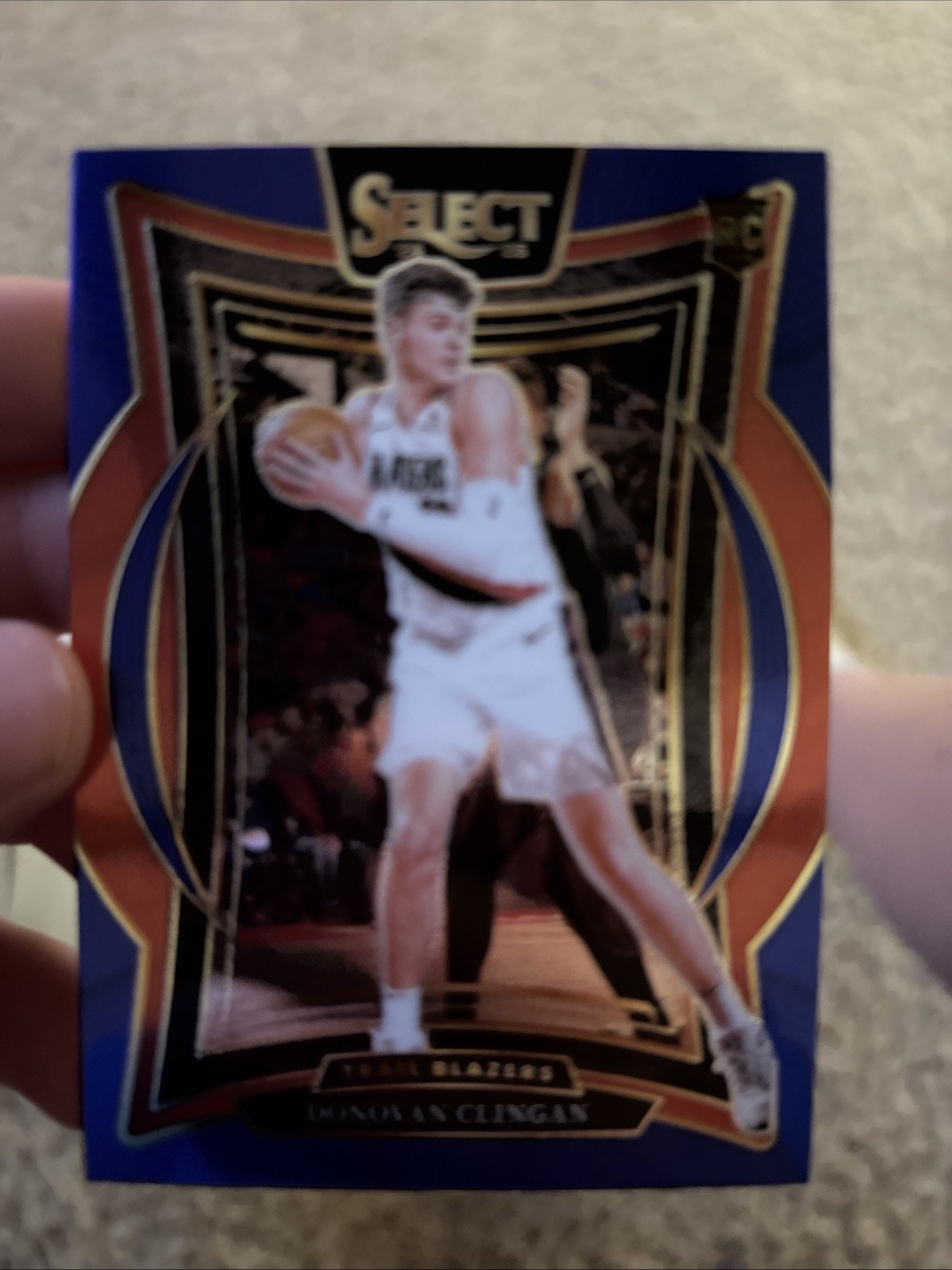 2024-25 Panini Select - Concourse Donovan Clingan #69 Blue Prizm (RC)