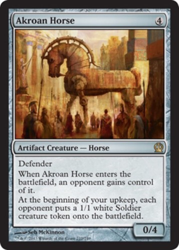 Akroan Horse - 210/249 - Theros  - MTG - Rare - NM/M