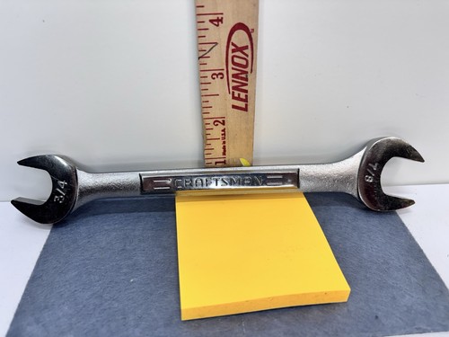 Craftsman Double Open End Wrench 3/4" x 7/8" VV-44584 Made in USA - Picture 1 of 10