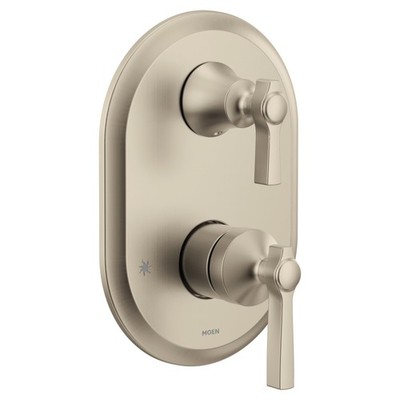 Moen UTS2411BN Flara 2 Function Valve Trim Only, Brushed Nickel