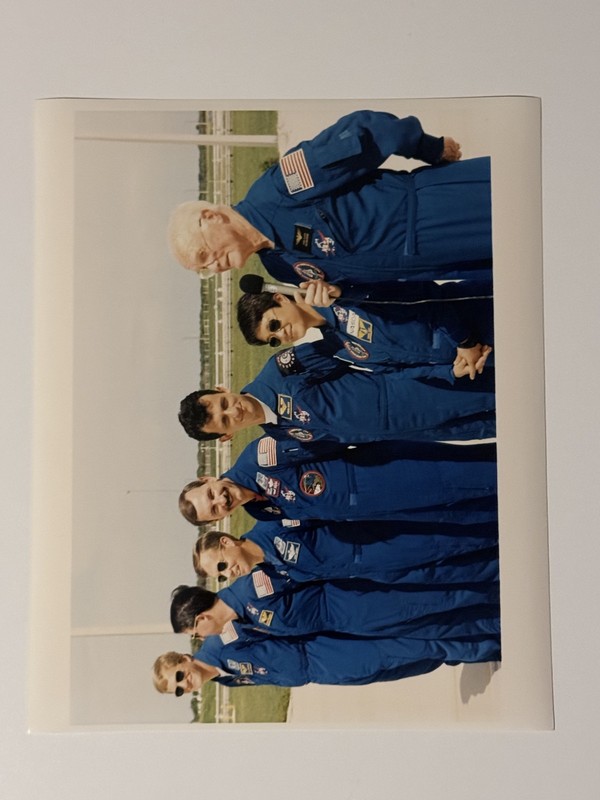 NASA STS-95 Crew Training News Conference At Kennedy Space Center Press Photo