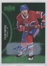 2021-22 Skybox Metal Universe Green Auto 9/10 Tyler Toffoli #78 Auto 0ze5