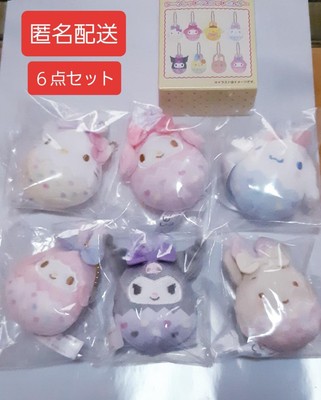 Sanrio Goods Lot Set 6 Hello Kitty My Melody Cinnamoroll Kuromi Maskottchenha...
