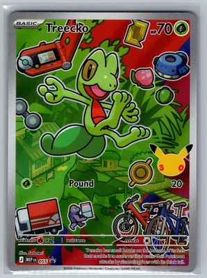 Treecko MEP055 Pokemon First Partner Series 3 Hoenn Illustration Promo 30th NM