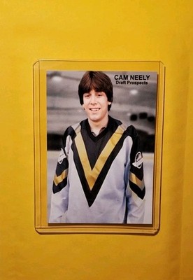 1983 Broders Draft Rookie CAM NEELY Vancouver Canucks SEABASS Dumb And Dumber 