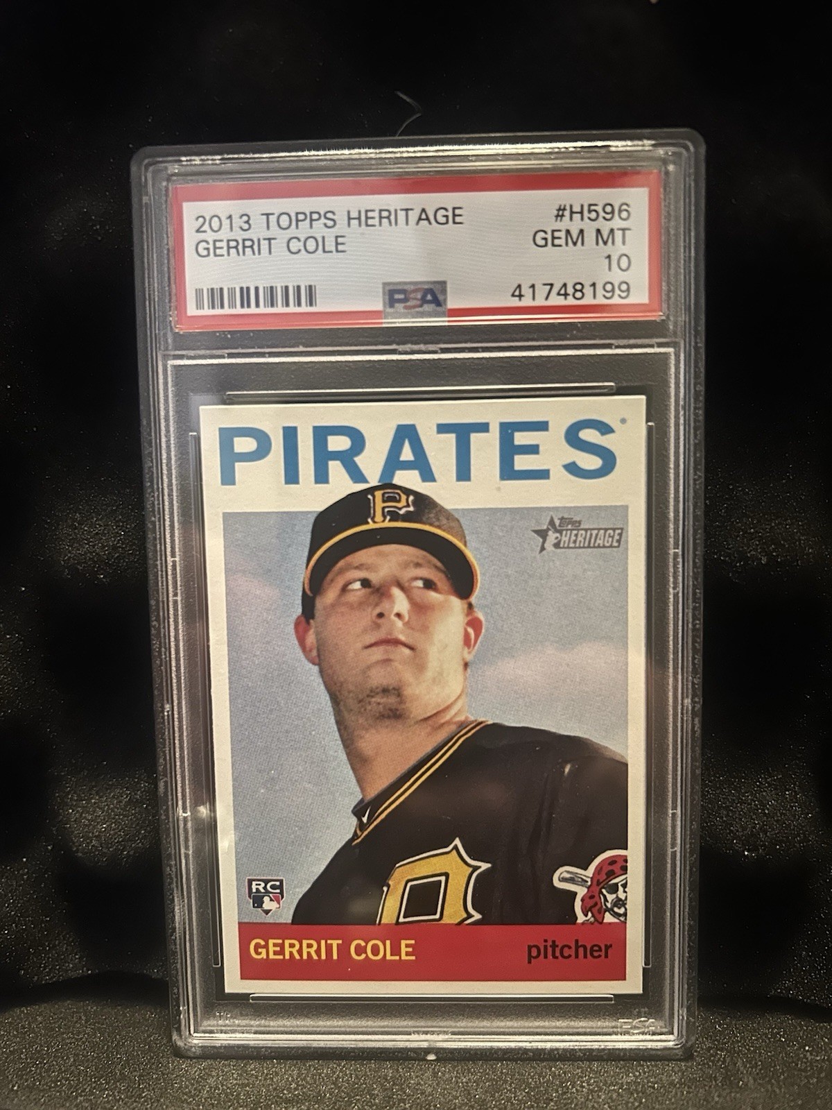 2013 Topps Heritage Gerrit Cole #H596 RC PSA 10