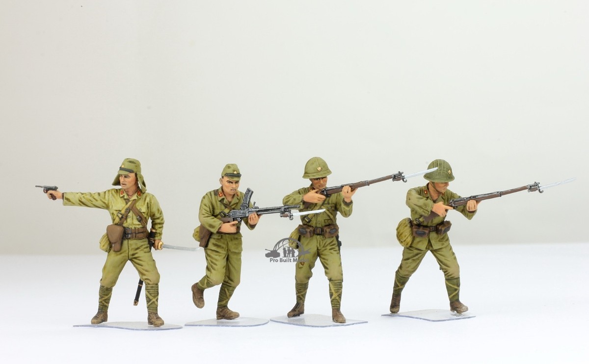 PreSale 1:35 ProPainted Japanese Army Infantry (4 soldiers), IWO