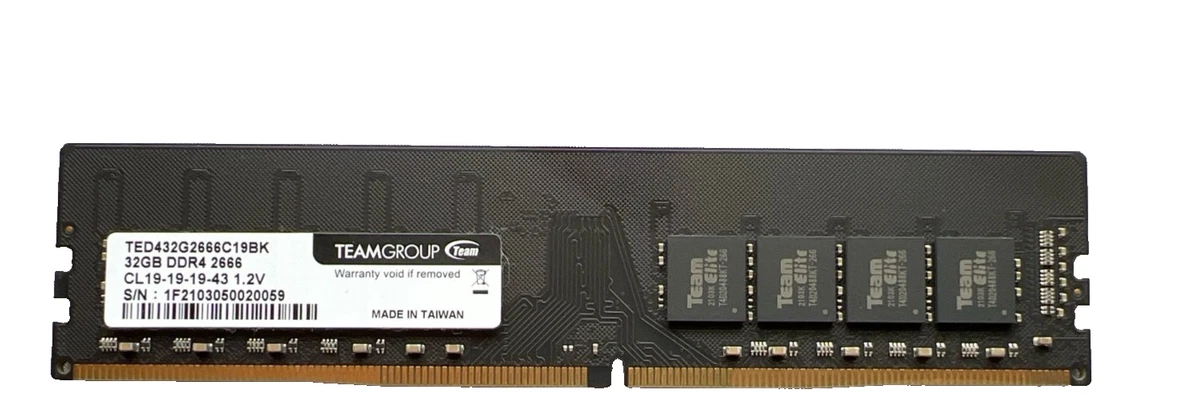 Team Group PC4-21300 (DDR4-2666) Bus Speed DDR4 SDRAM Memory (RAM