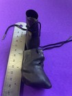 Black Leather Look Boots for Doll 1.5" Long — photo 1
