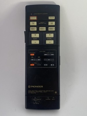 Pioneer Remote Control CU-SD076 Black Wireless Transmit/Learn Mute Menu